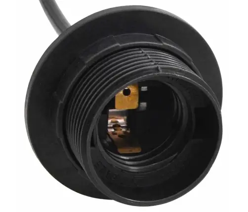 Piekaramā Lampa Ar 6 Lampu Turētājiem E27 Melns Metāls Vidaxl