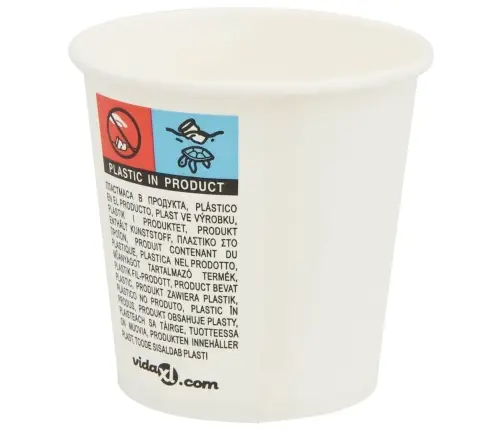 Papīra Kafijas Krūzes 1000 Gab. 4 Unces 100 Ml Baltas Vidaxl