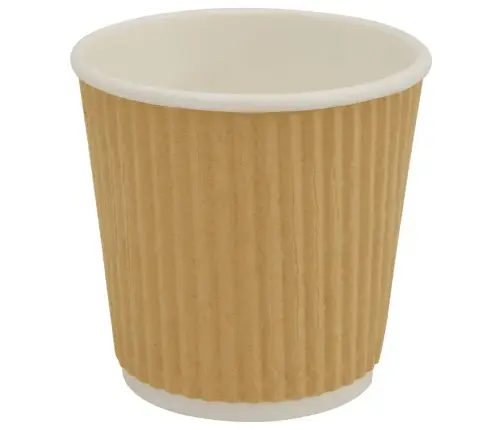 Popieriniai Kavos Puodeliai 1000 Vnt 4Oz 100Ml Ruda
