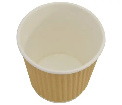 Popieriniai Kavos Puodeliai 1000 Vnt 4Oz 100Ml Ruda