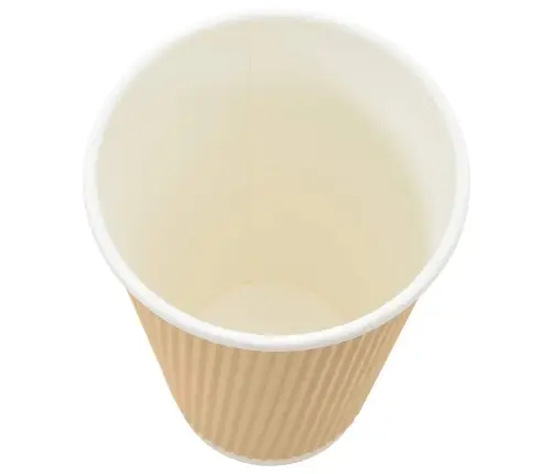 Papīra Kafijas Krūzes 500 Gab. 16 Unces 400 Ml Brūni Vidaxl