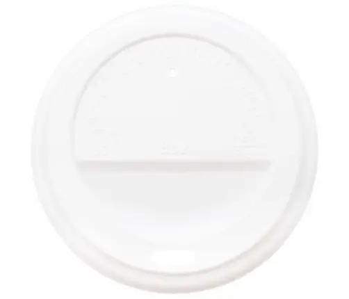 Papīra Kafijas Tasīšu Vāki Ø80 Mm 8Oz 1000 Gab. Balta Plastmasa Vidaxl