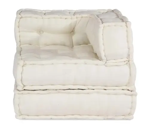 Modular Puffe Cream 70X70X54 Audums Vidaxl