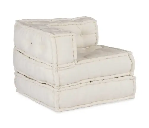 Modular Puffe Cream 70X70X54 Audums Vidaxl