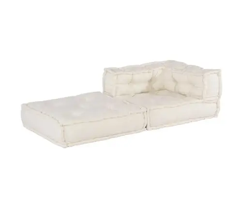 Modular Puffe Cream 70X70X54 Audums Vidaxl