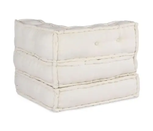 Modular Puffe Cream 70X70X54 Audums Vidaxl