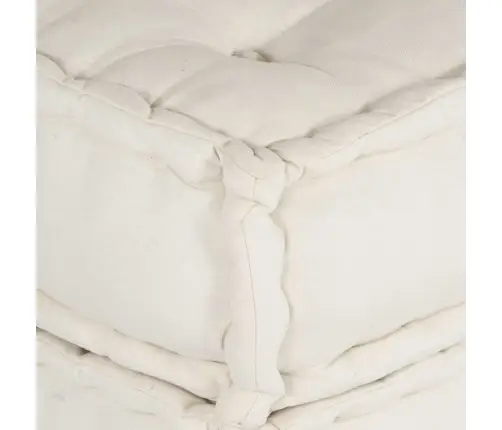 Modular Puffe Cream 70X70X36 Audums Vidaxl