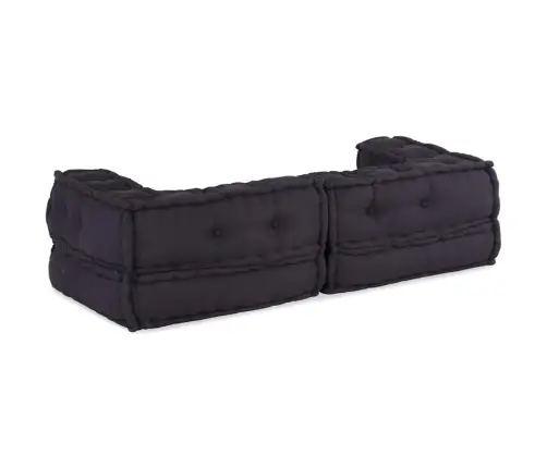 Modular Puffe Antracīta 140X70X36 Audums Vidaxl