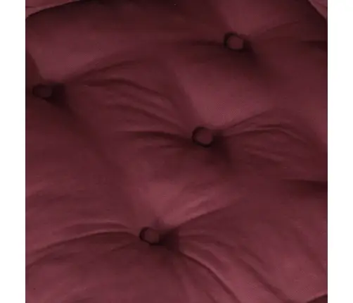 Modulārais Pouff Maroon 70X70X36 Audums Vidaxl