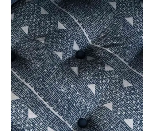 Modulārais Dīvāns Ģeometriskais Indigo 70 X 70 X 36 Cm Audums Vidaxl