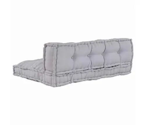 Pallet Dīvāna Spilvens Pelēka Audums Vidaxl