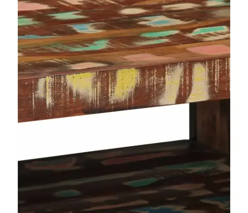 Daudzkrāsains Kafijas Galdiņš 70X50X38 Cm Masīvkoks Pārstrādāts Vidaxl Daudzkrāsains Kafijas Galdiņš 70X50X38 Cm Masīvkoks Pārstrādāts Vidaxl
