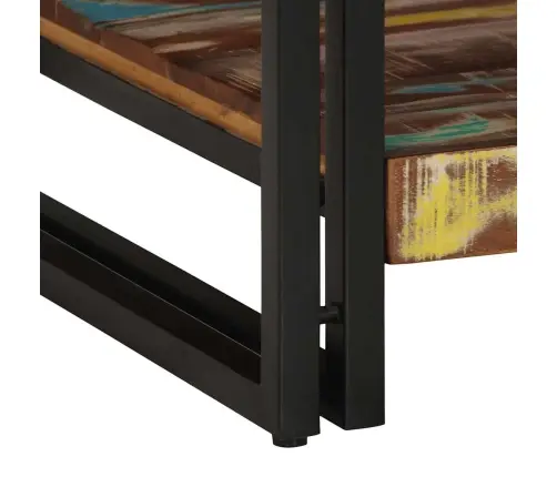 Daugiaspalvis Kavos Staliukas Perdirbta Medžio Masyva