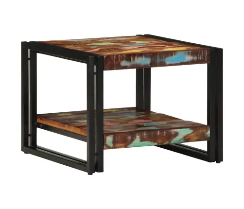 Kavos Staliukas, Įvairiaspalvis, 50X50X38cm Perdirbta Mediena