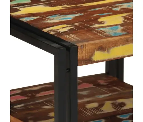 Kavos Staliukas, Įvairiaspalvis, 50X50X38cm Perdirbta Mediena