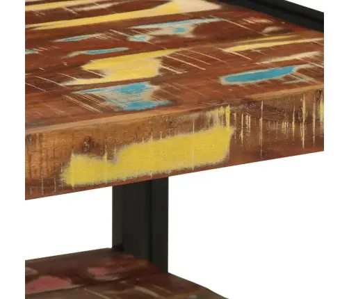 Kavos Staliukas, Įvairiaspalvis, 50X50X38cm Perdirbta Mediena