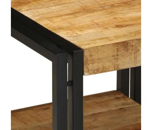 Kafijas Galdiņš 40X50X38 Cm Cieta Rupja Koka Mango Vidaxl