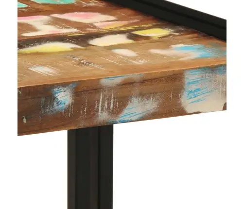 Kafijas Galds Daudzkrāsains 40X50X38 Cm Pārstrādāts Masīvkoks Vidaxl