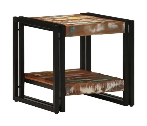 Kafijas Galds Daudzkrāsains 40X50X38 Cm Pārstrādāts Masīvkoks Vidaxl