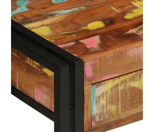 Konsoollaud Mitmevärviline 120 X 33 X 75 Cm Taastatud Puit
