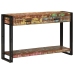Konsoles Galds Daudzkrāsains 120X33X75 Cm No Atjaunotā Koka Vidaxl