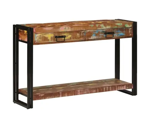 Konsoollaud Mitmevärviline 120 X 33 X 75 Cm Taastatud Puit