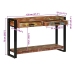 Konsoles Galds Daudzkrāsains 120X33X75 Cm No Atjaunotā Koka Vidaxl