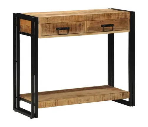 Konsolinis Stalas Ruda 90 X 33 X 75 Cm Mango Medienos Masyvas