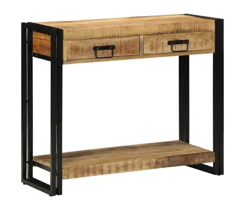 Konsolinis Stalas Ruda 90 X 33 X 75 Cm Mango Medienos Masyvas