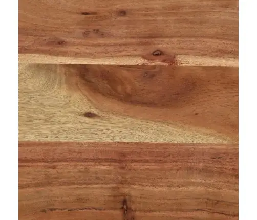 Galds Melns 120X33X75 Cm No Solidā Akācijas Koka Un Metāla Vidaxl