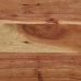 Galds Melns 120X33X75 Cm No Solidā Akācijas Koka Un Metāla Vidaxl