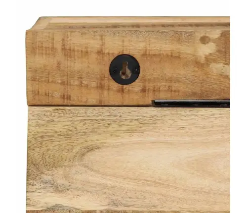 Riidepuu Riiuliga Ladustamisega Pruun 73 X 19 X 23 Cm Mangopuit