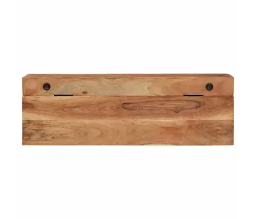 Riidepuu Riiuliga Pruun 73 X 19 X 23 Cm Akaatsiapuit