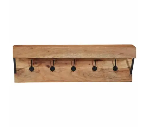 Riidepuu Riiuliga Pruun 73 X 19 X 23 Cm Akaatsiapuit