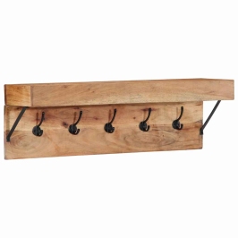 Pakaramais Ar Plauktu Brūna 73 X 19 X 23 Cm Akācijas Masīvkoks Vidaxl