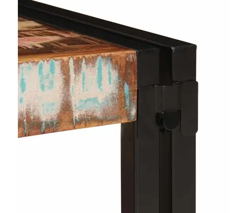 Vannas Istabas Plaukts 65 X 50 X 23 Cm Cieta Mango Koks, Dzelzs Vidaxl