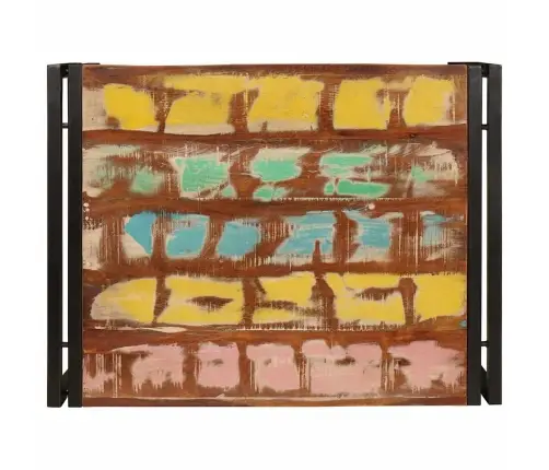 Vannas Istabas Plaukts 65 X 50 X 23 Cm Cieta Mango Koks, Dzelzs Vidaxl