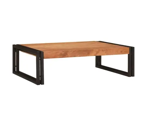 Vannas Istabas Plaukts 80 X 50 X 23 Cm Cieta Mango Koks, Dzelzs Vidaxl