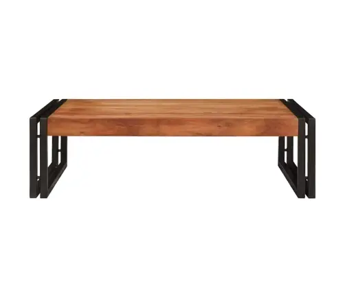 Vannas Istabas Plaukts 80 X 50 X 23 Cm Cieta Mango Koks, Dzelzs Vidaxl