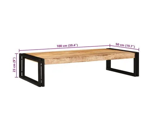 Vannitoa Riiul Riiuliga Pruun 100 X 50 X 23 Cm Karm Mango Puu