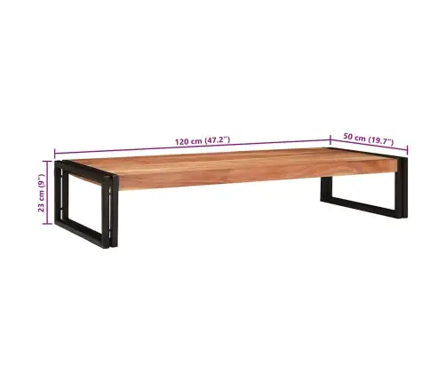 Vannas Istabas Plaukts Ar Plauktu 120 X 50 X 23 Cm Vidaxl