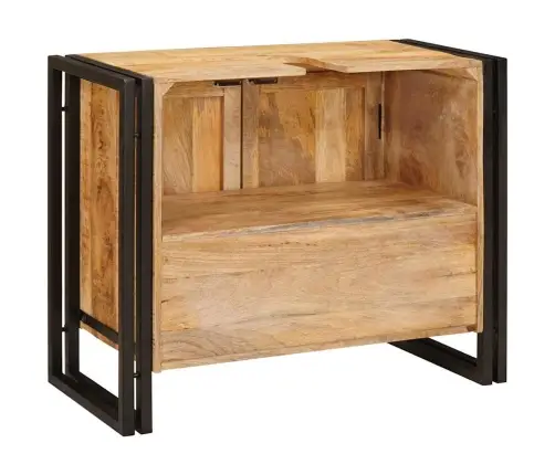 Praustuvo Spintelė Ruda 71 X 33 X 58 Cm Kietas Mango Medis