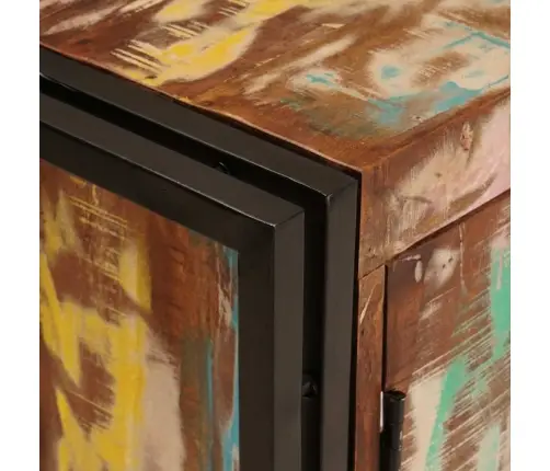 Valamukapp Mitmevärviline 71 X 33 X 58 Cm Tugev Taastatud Puit