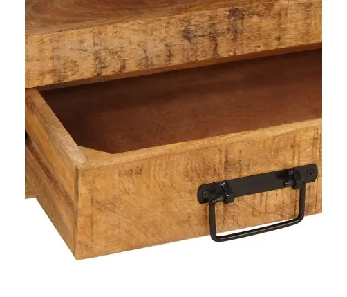 Vannasistabas Izlietnes Skapītis Cieta Mango Koksne, Dzelzs Vidaxl