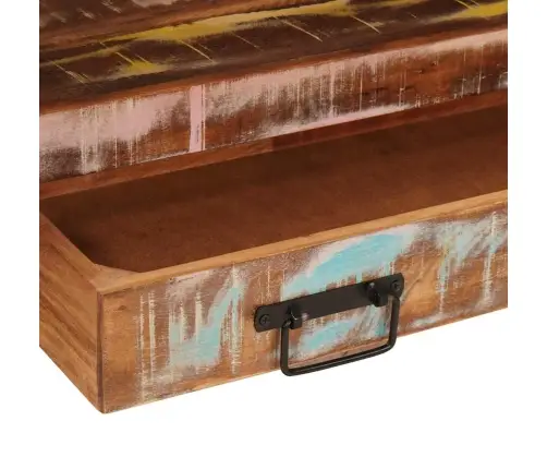 Peegli Kapp Mitmevärviline 71 X 33 X 58 Cm Tugev Taastatud Puit