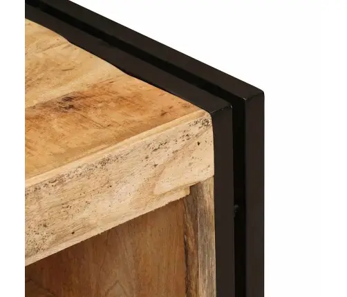 Vannasistabas Izlietnes Skapītis Cieta Mango Koksne, Dzelzs Vidaxl