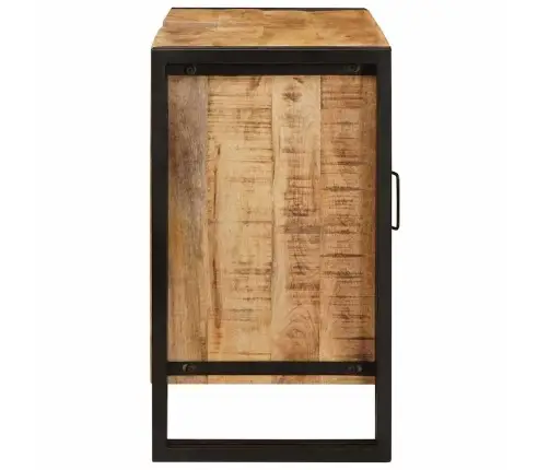 Vannasistabas Izlietnes Skapītis Cieta Mango Koksne, Dzelzs Vidaxl