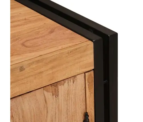 Nakts Skapītis Brūna 38 X 33 X 58 Cm Akācijas Masīvkoks Vidaxl