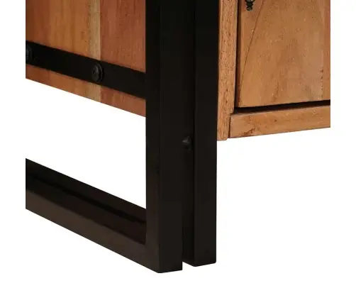 Nakts Skapītis Brūna 38 X 33 X 58 Cm Akācijas Masīvkoks Vidaxl