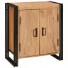 Nakts Skapītis Brūna 38 X 33 X 58 Cm Akācijas Masīvkoks Vidaxl